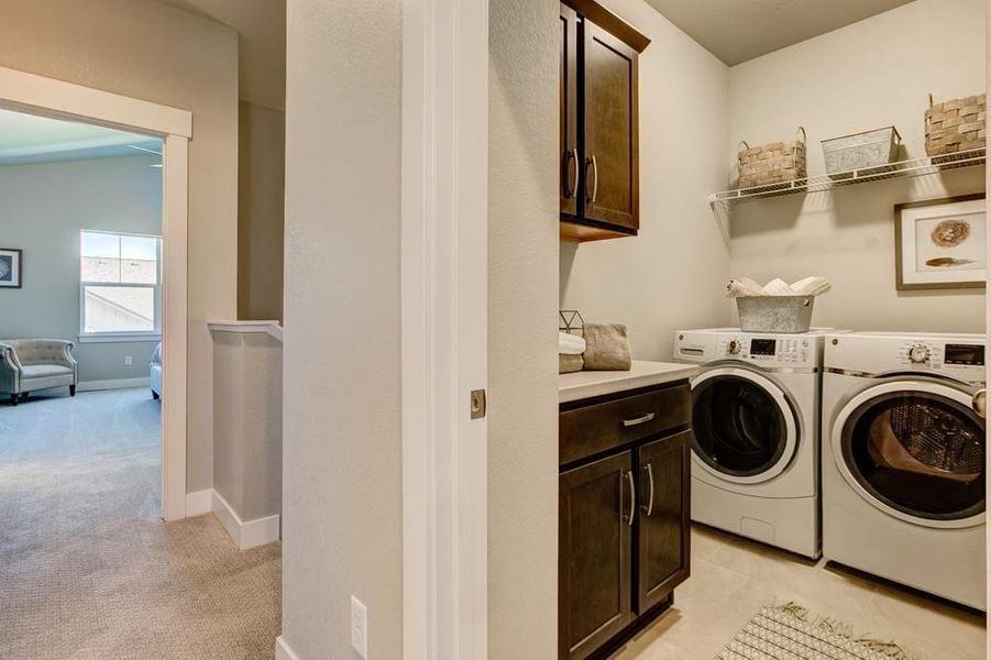 Laundry Room - Not Actual Home - Finishes May Vary