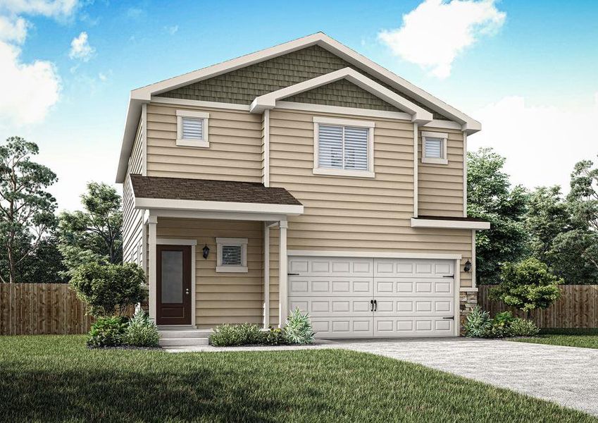 The Platte is a beautiful two story home siding.