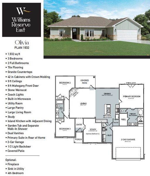 New construction Single-Family house Olivia, 11107 Williams Reserve Drive, Conroe, TX 77303 - photo