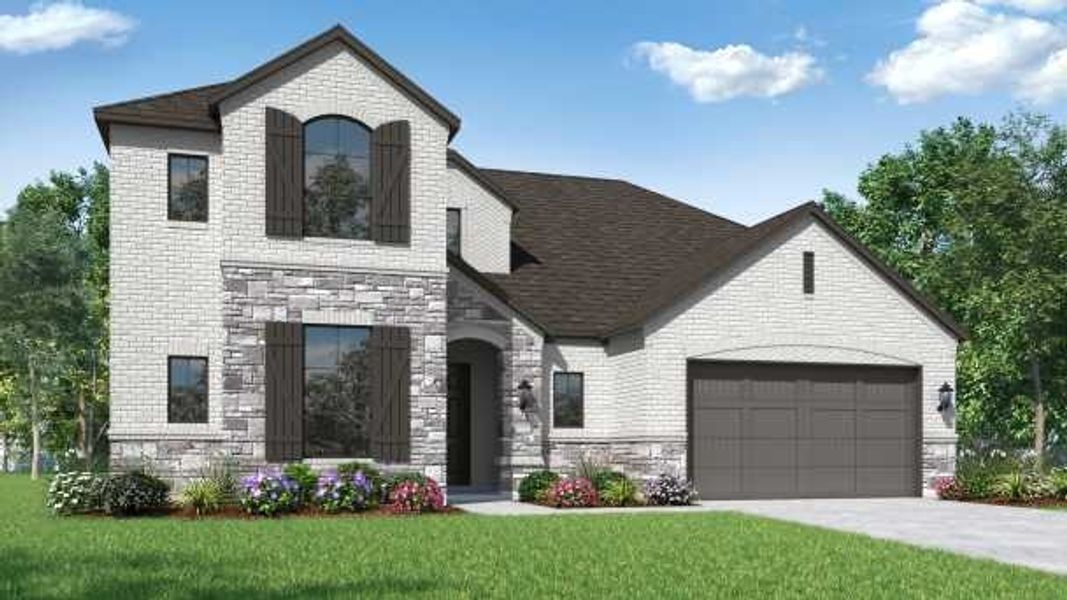 New construction Single-Family house Roxburgh Plan, 208 North Eagle Point Road, Van Alstyne, TX 75495 - photo