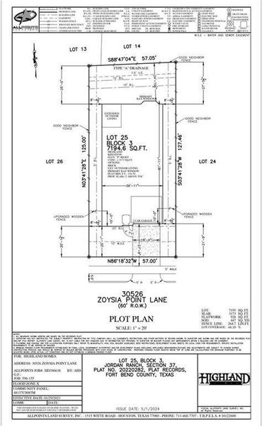 Plot Plan