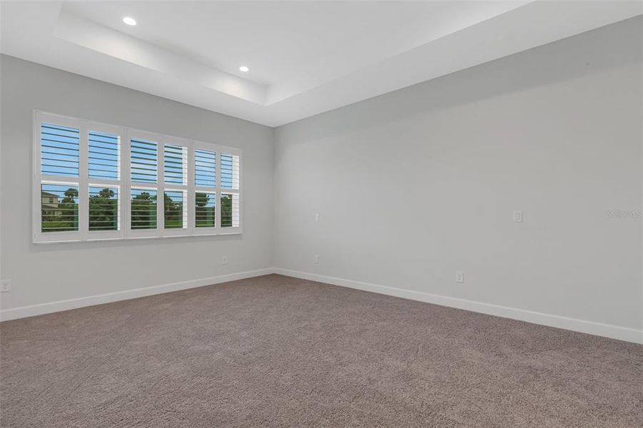 Master room with window shutters