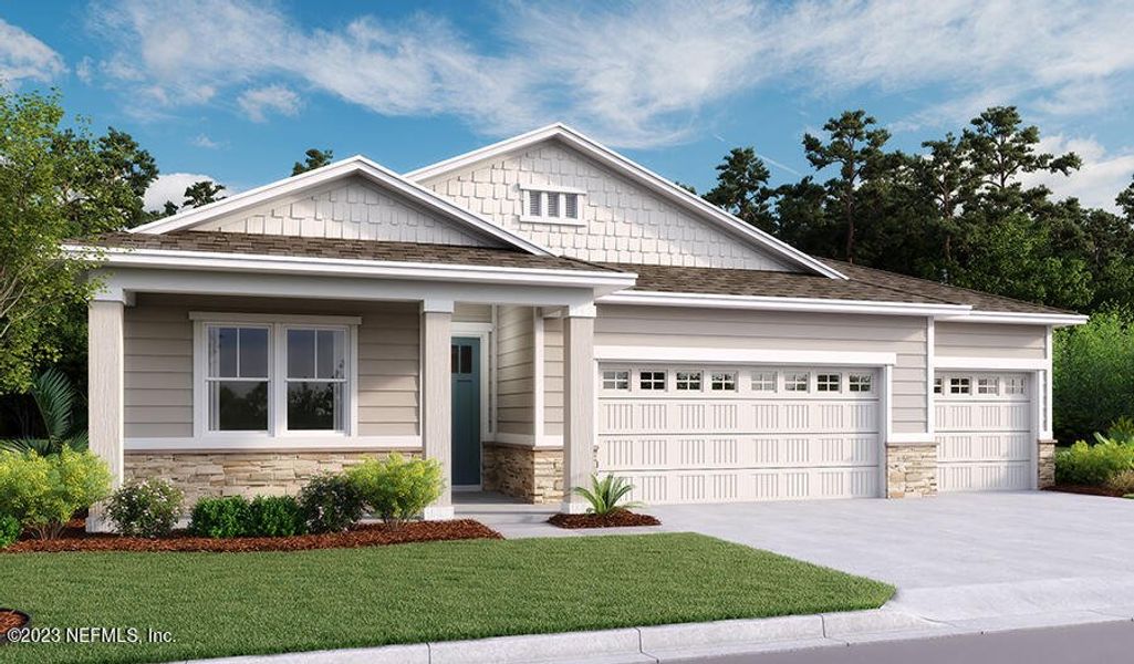 New construction Single-Family house 3522 Cunningham Rd, Orange Park, FL 32065 Slate- photo