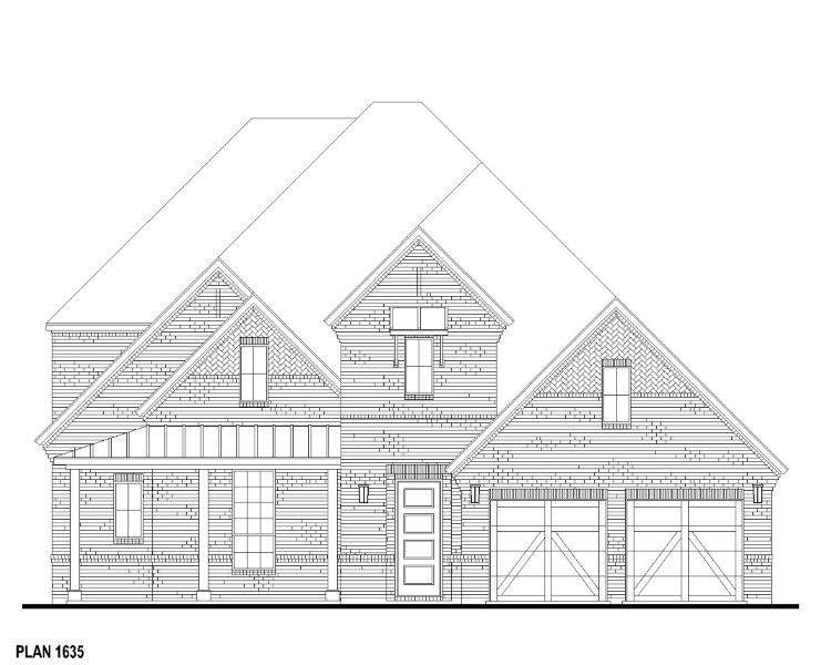 Plan 1635 Elevation D