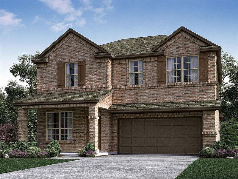 New construction Single-Family house 18806 Frost Ridge Drive, Crosby, TX 77532 The Somerville (3L16)- photo