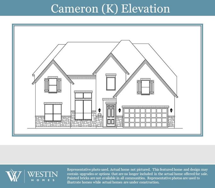 New construction Single-Family house 15625 Broadway Bend Drive, Conroe, TX 77302 The Cameron- photo