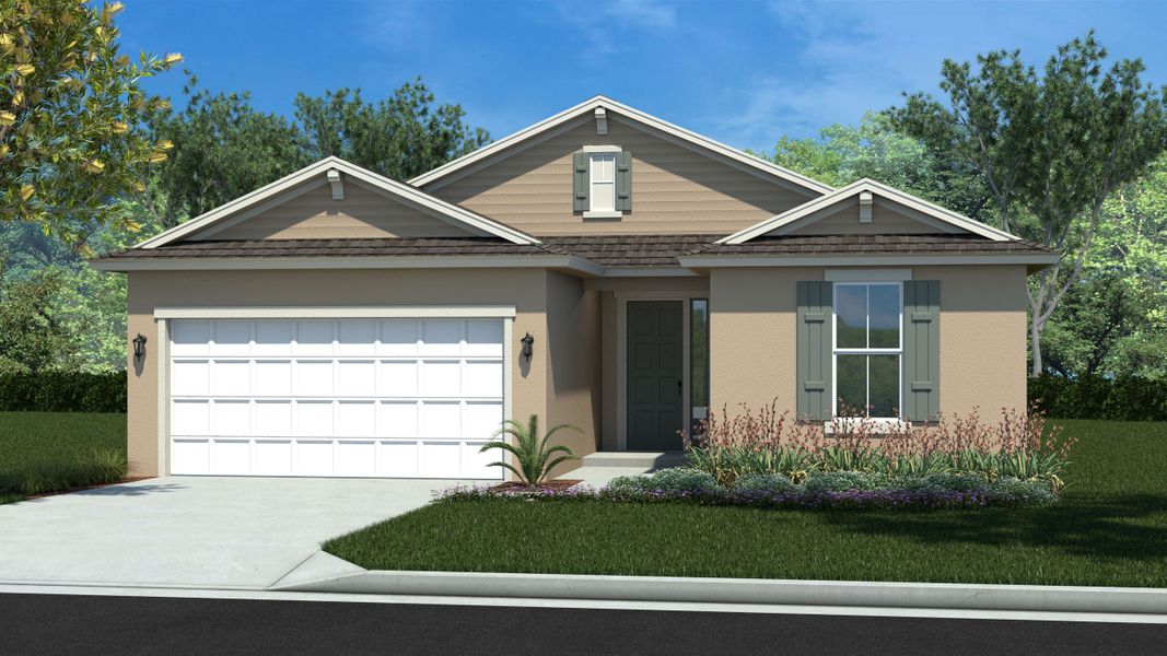 New construction Single-Family house Amber, 7947 Southwest 80th Street, Ocala, FL 34476 - photo