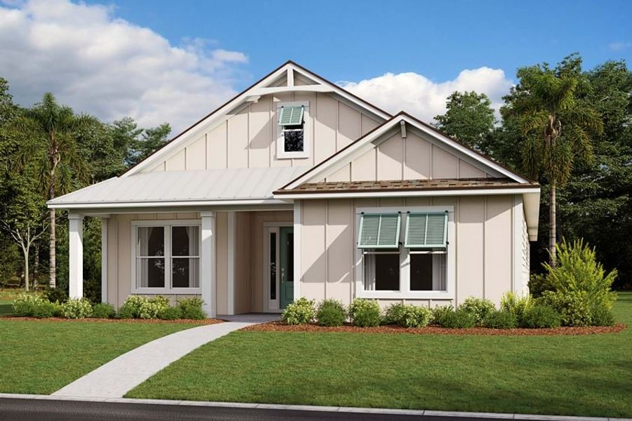 New construction Single-Family house The Copper at Seabrook Village, 78 Sienna Palm Drive, Ponte Vedra Beach, FL 32081 - photo