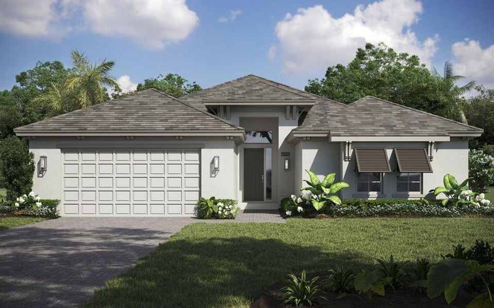 New construction Single-Family house Aurora Duet, 6450 High Pointe Way, Vero Beach, FL 32967 - photo