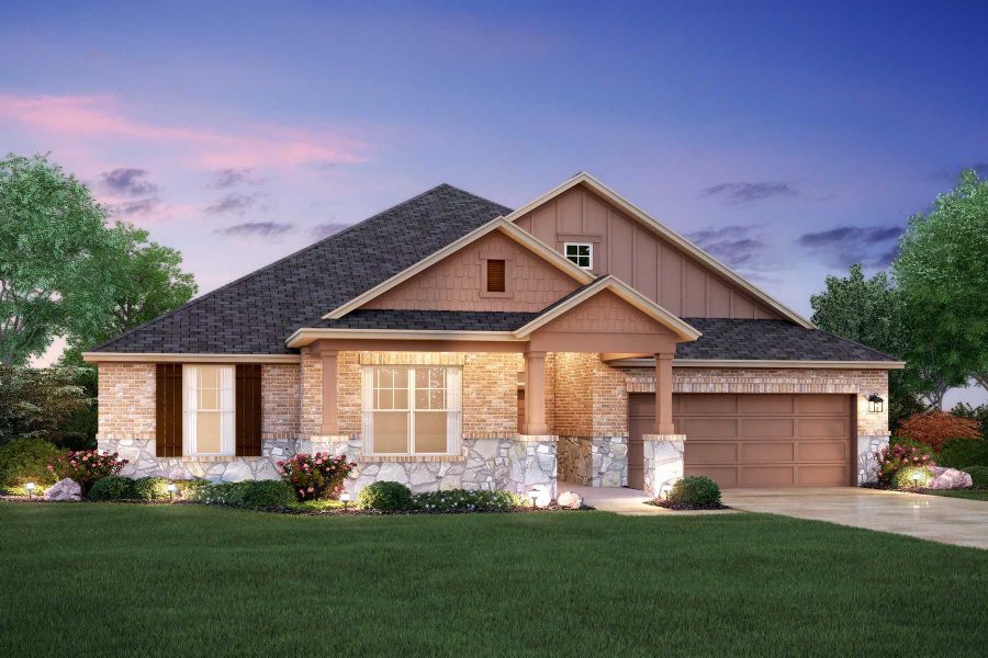New construction Single-Family house Sabine - Classic Series, 1010 Texas Ash Lane, Georgetown, TX 78628 - photo