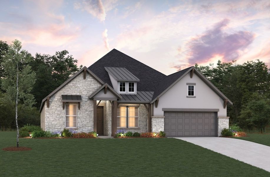 New construction Single-Family house Kerrville, 17721 Coronation Street, Conroe, TX 77302 - photo