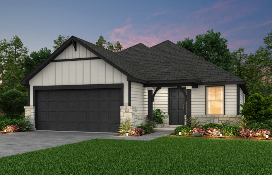 New construction Single-Family house Becket, 25646 Balsamroot Drive, Magnolia, TX 77355 - photo