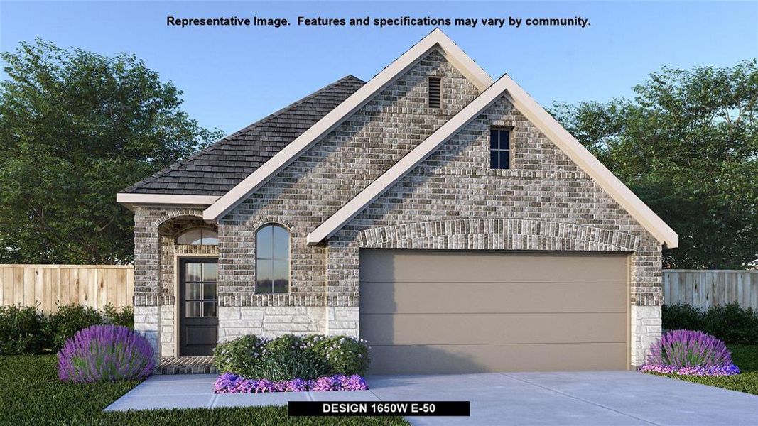 New construction Single-Family house Design 1650W, 15320  Le Reve Lane, Conroe, TX 77302 - photo