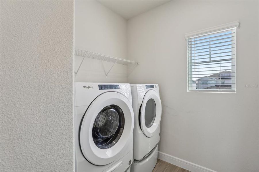 LAUNDRY ROOM.