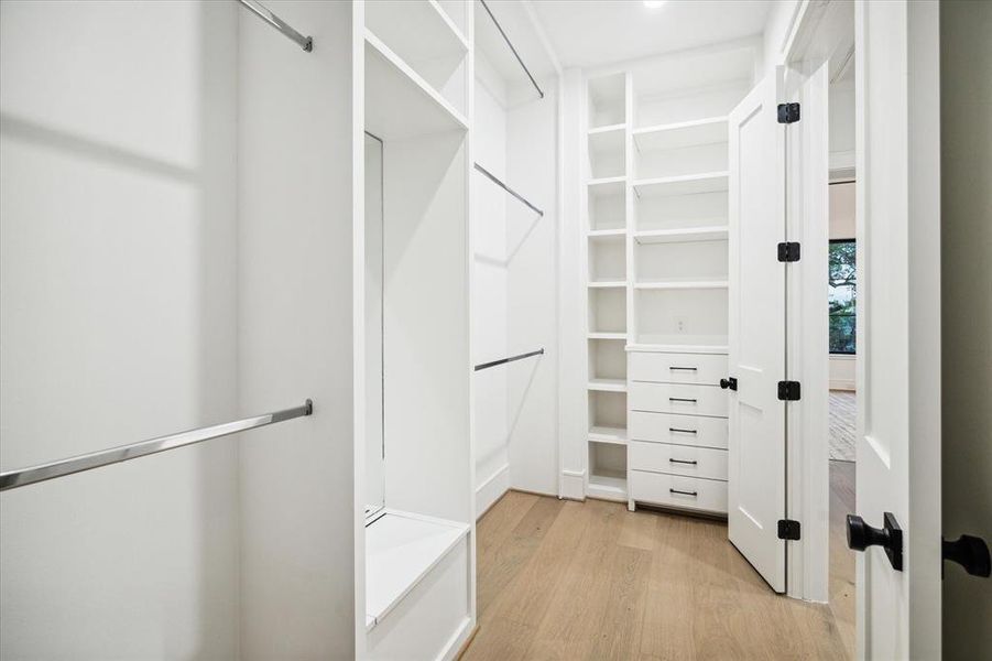 One of Two Walk-In Closets.