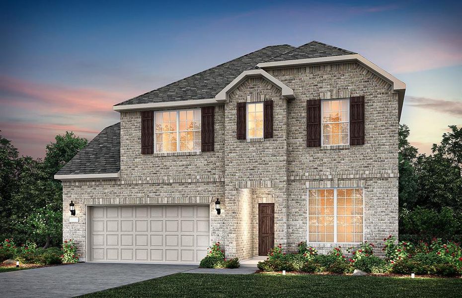 NEW CONSTRUCTION: Beautiful two-story home available at Anna Town Square.