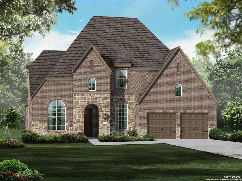 New construction Single-Family house 28719 Lucille Place, Boerne, TX 78006 208 Plan- photo