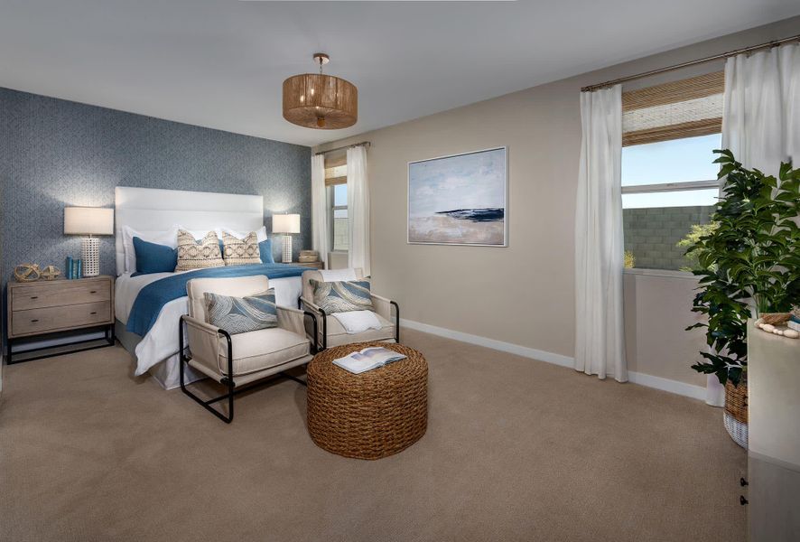 Primary Bedroom | Sabino | Sunrise - Canyon Series | Surprise, AZ | Landsea Homes