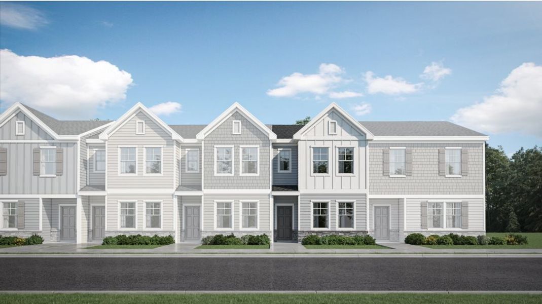 New construction Townhouse house 5038 Microcline Trail, Raleigh, NC 27610 Meredith- photo