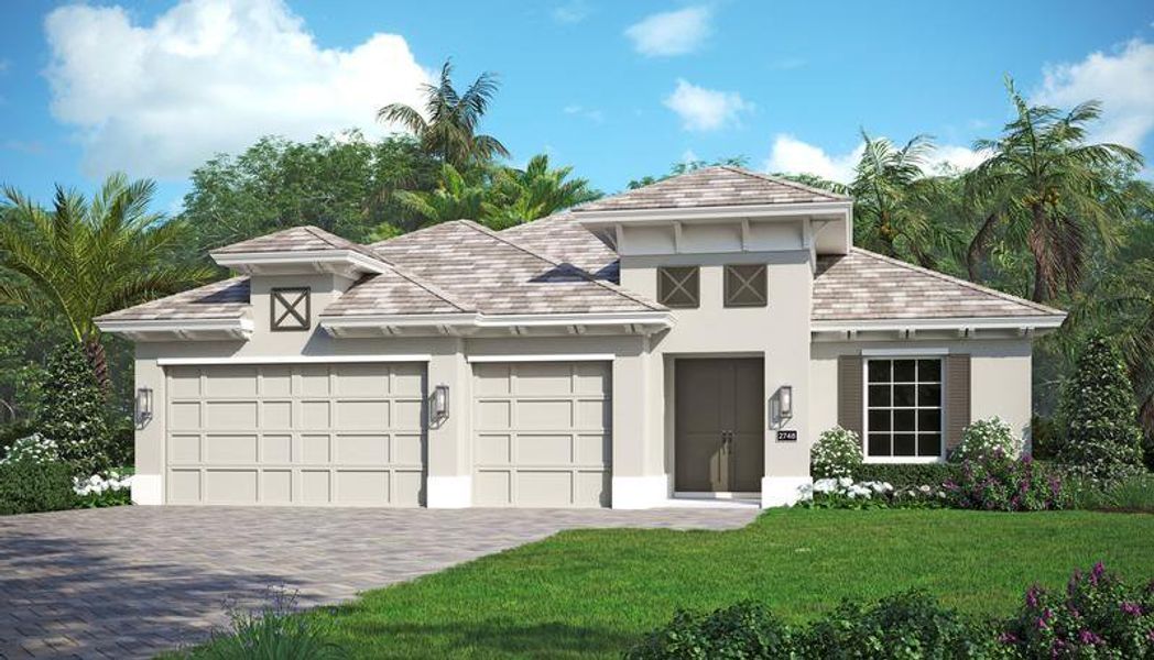 New construction Single-Family house Mariposa, 13928 SW Belterra Drive, Port Saint Lucie, FL 34987 - photo