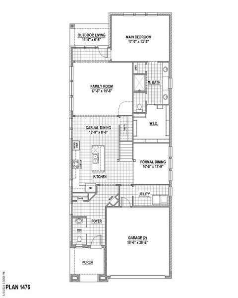 Plan 1476 1st Floor
