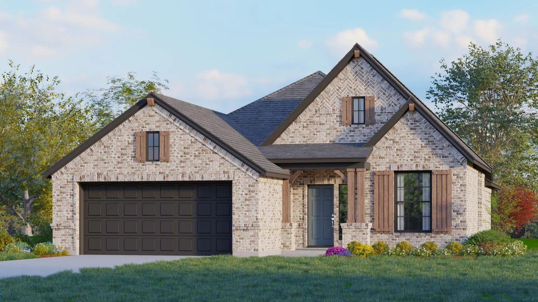 Elevation C | Concept 1991 at Summer Crest in Fort Worth, TX by Landsea Homes