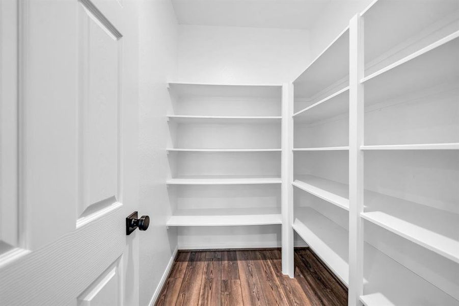 Large walk-in pantry