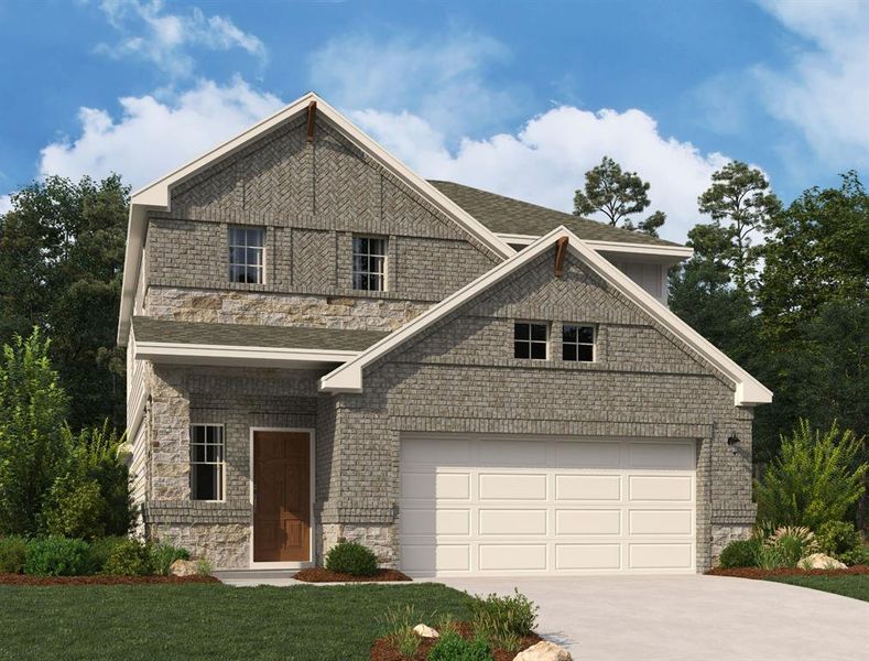 New construction Single-Family house 2707 Jumeirah Lane, Texas City, TX 77568 Lexington Homeplan- photo