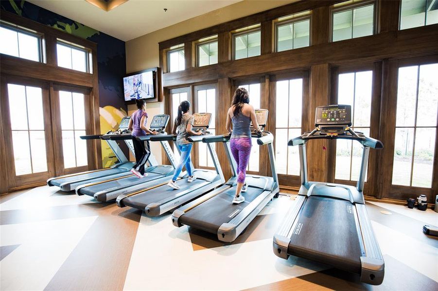 Sienna has two fitness centers which includes a variety of exercise equipment, free weights and an exercise studio.