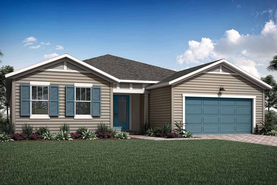 New construction Single-Family house 10284 Sw Phineas Ln, Port St. Lucie, FL 34987 Capitol Reef- photo