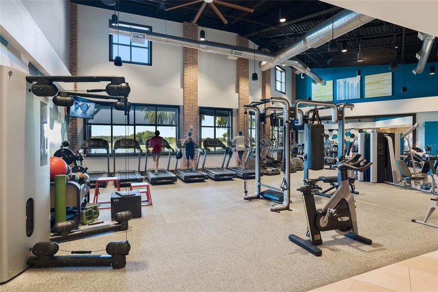 State-of-the-art Fitness Center with Classes