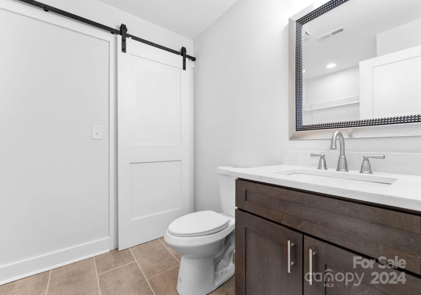 Upstairs Bathroom with huge closet and Attic Access