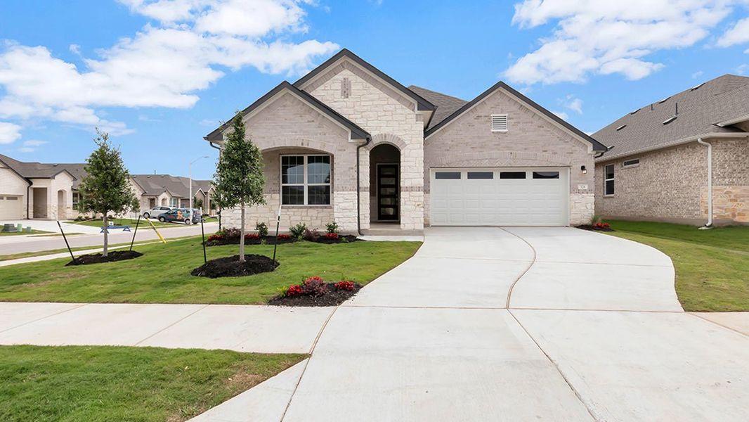 New construction Single-Family house The Remington, 2140 Ghost Rider Court, Leander, TX 78641 - photo