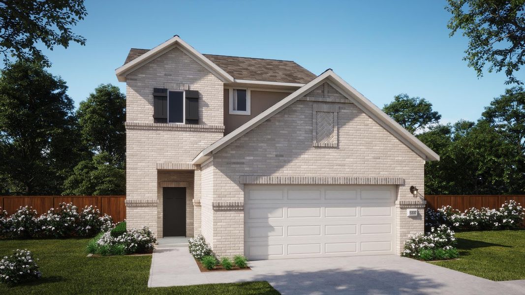 Elevation B | Ella at Lariat in Liberty Hill, TX by Landsea Homes