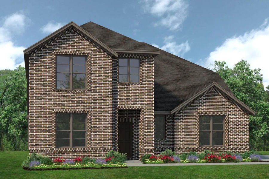 Elevation A with Outswing | Concept 2870 at Silo Mills - Select Series in Joshua, TX by Landsea Homes
