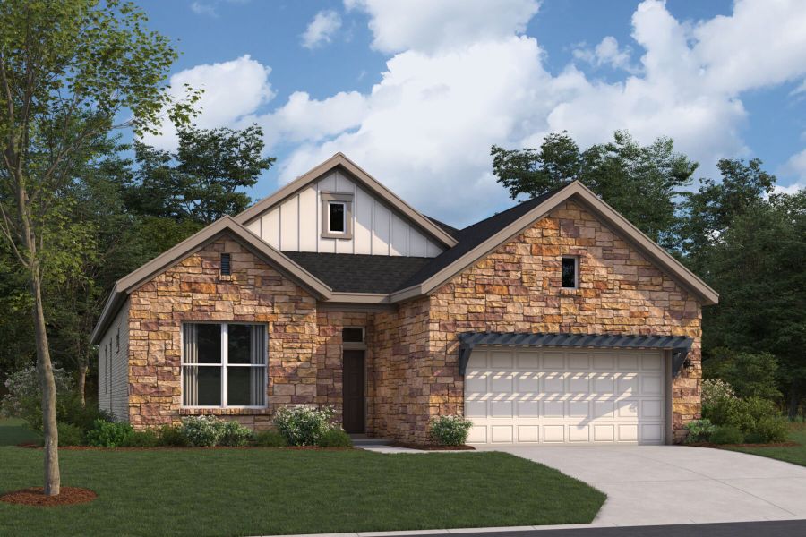 New construction Single-Family house Barton II, 1403 North Roger Hanks Parkway, Dripping Springs, TX 78620 - photo