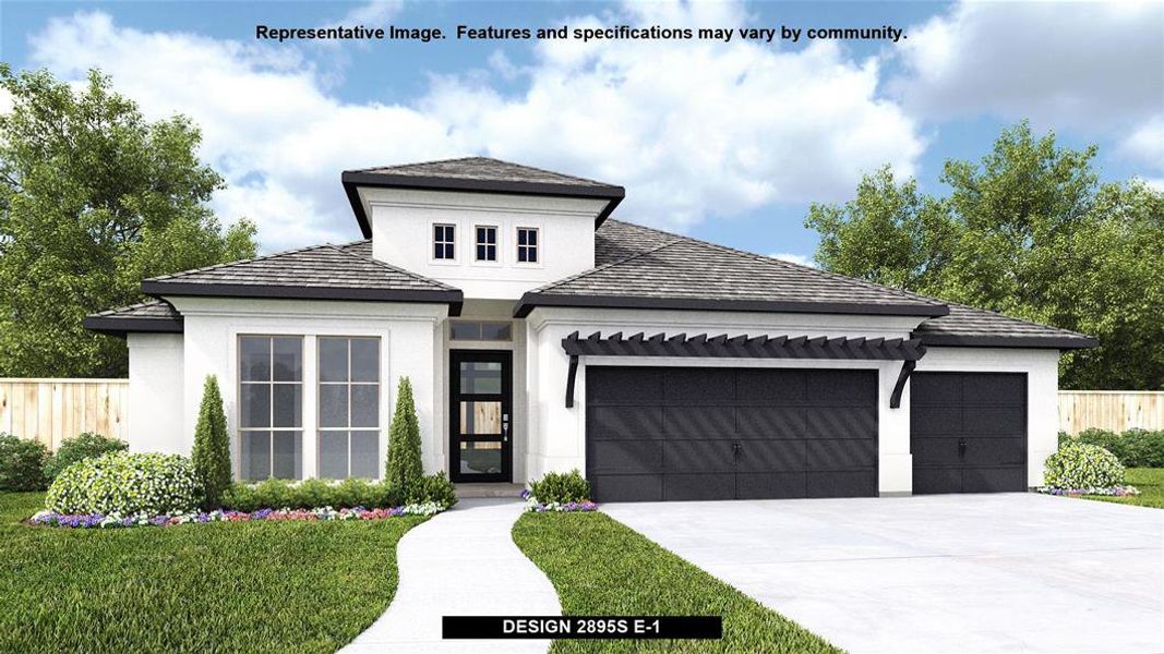 New construction Single-Family house Design 2895S, 1904 Bighorn Trail, New Braunfels, TX 78132 - photo
