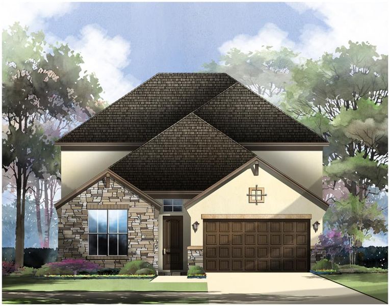 New construction Single-Family house Johnson : 50-3126F.1, 3037  Ashby Park, Bulverde, TX 78163 - photo