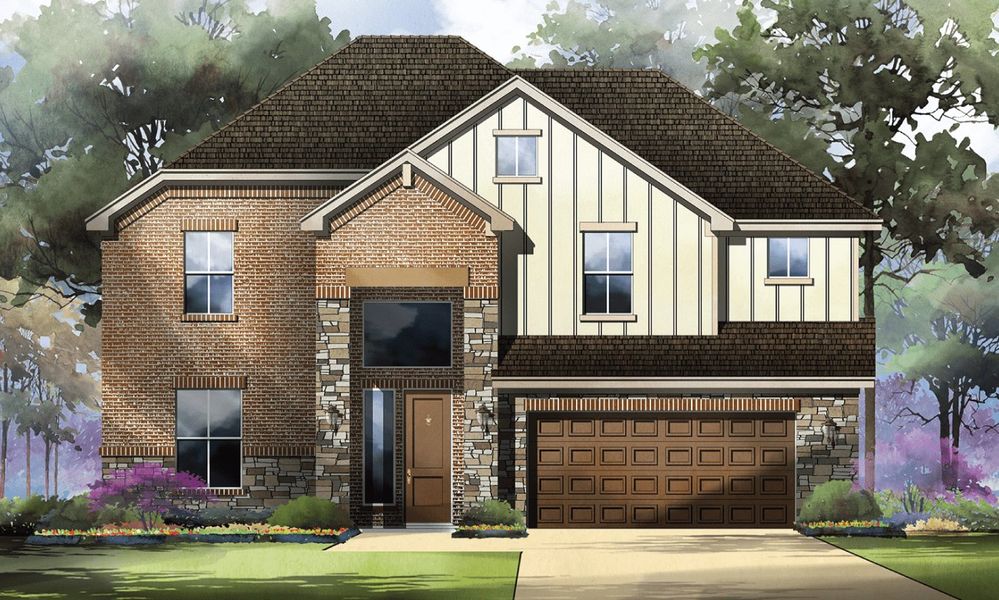 New construction Single-Family house Castell, 28430 Colares Way, San Antonio, TX 78260 - photo