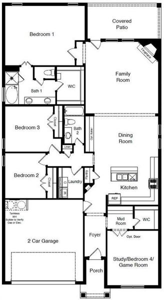 D.R. Horton's White Rock floorplan - All Home and community information, including pricing, included features, terms, availability and amenities, are subject to change at any time without notice or obligation. All Drawings, pictures, photographs, video, square footages, floor plans, elevations, features, colors and sizes are approximate for illustration purposes only and will vary from the homes as built.