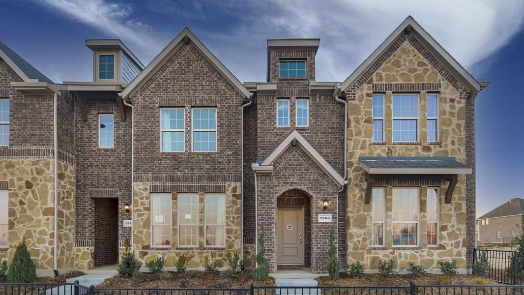New construction Townhouse house 1708 Thoroughbred, 2256 Lasso Court, Mesquite, TX 75150 - photo