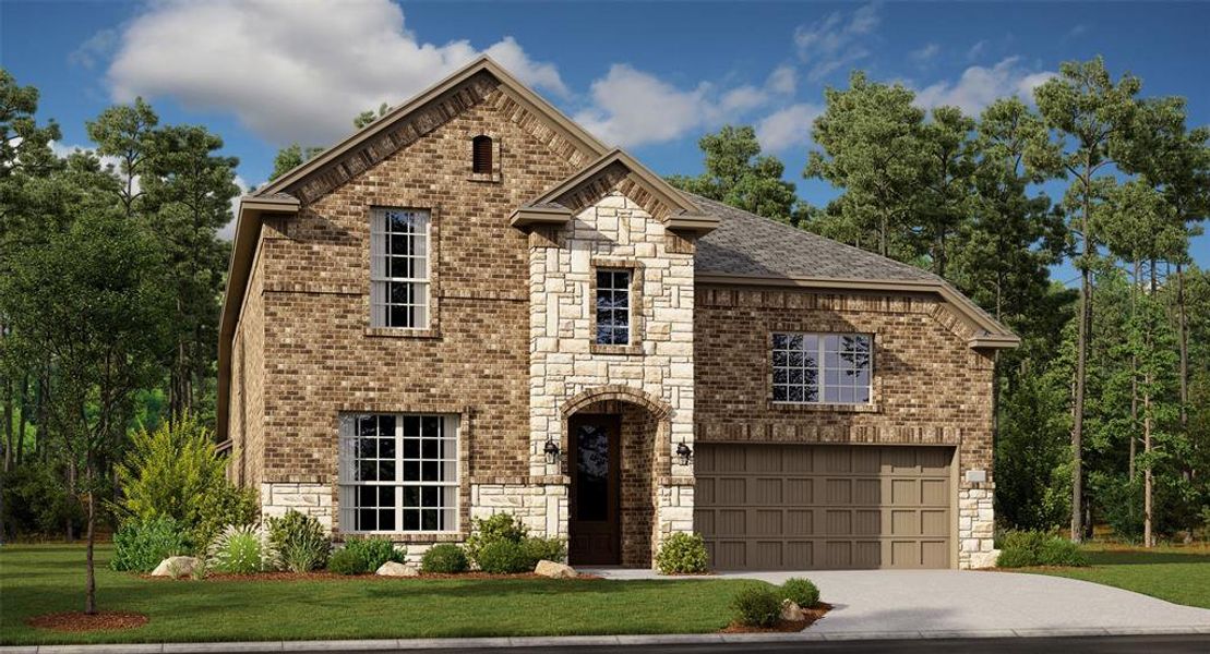 New construction Single-Family house 1133 Water Canna Drive, Fort Worth, TX 76247 Moonstone w/ Media- photo