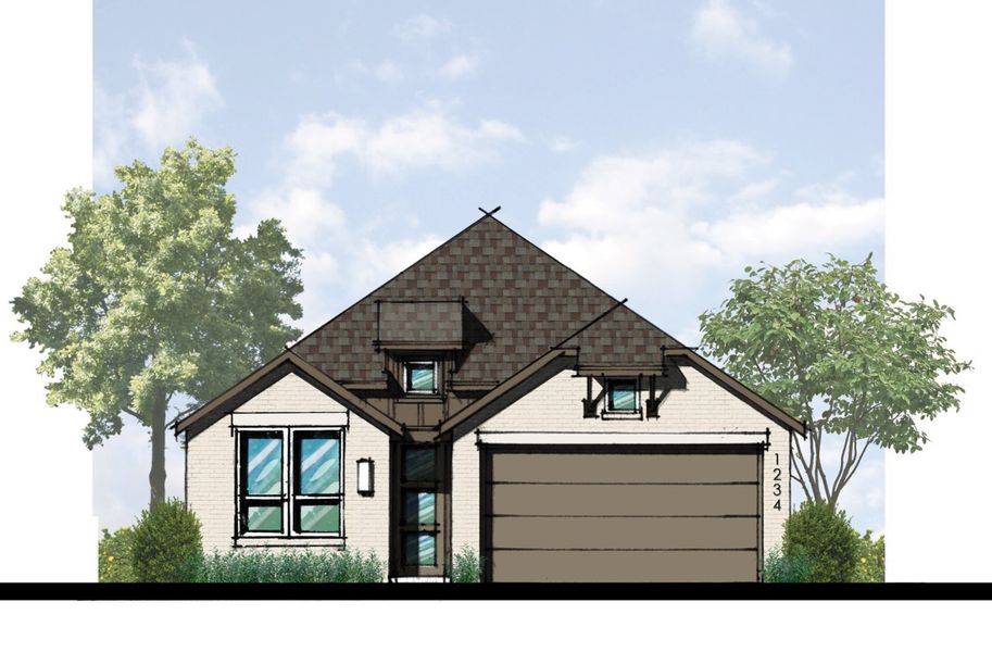 New construction Single-Family house 283 Kimble Creek Loop, Kyle, TX 78640 Rover Plan- photo
