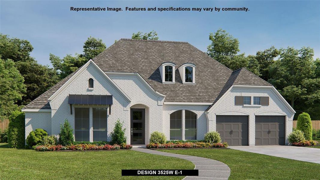 New construction Single-Family house Design 3525W, 23654 Savannah Sparrow Lane, Katy, TX 77493 - photo