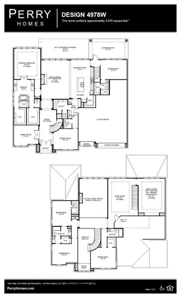 Floor Plan for 4978W
