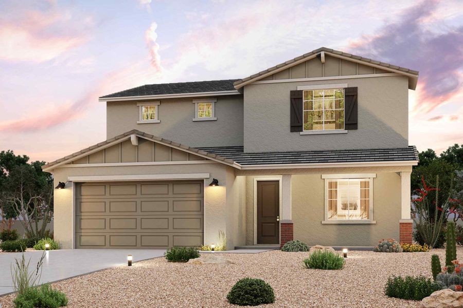 New construction Single-Family house Plan 8, 35320 West Mallorca Ave, Maricopa, AZ 85138 - photo