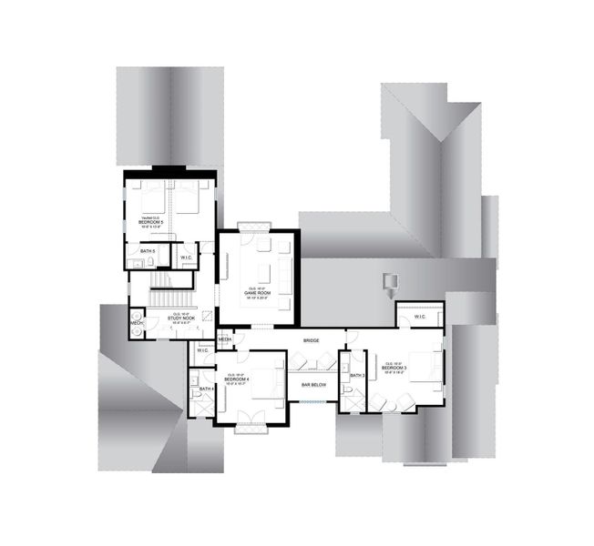 Second Floor floorplan