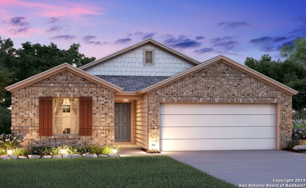 New construction Single-Family house 15456 Salmon Spring, San Antonio, TX 78245 Freestone- photo