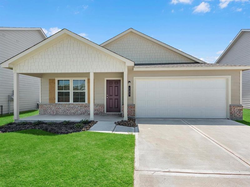 New construction Single-Family house 103 Crown Point Drive, Huntsville, TX 77320 Covington - photo