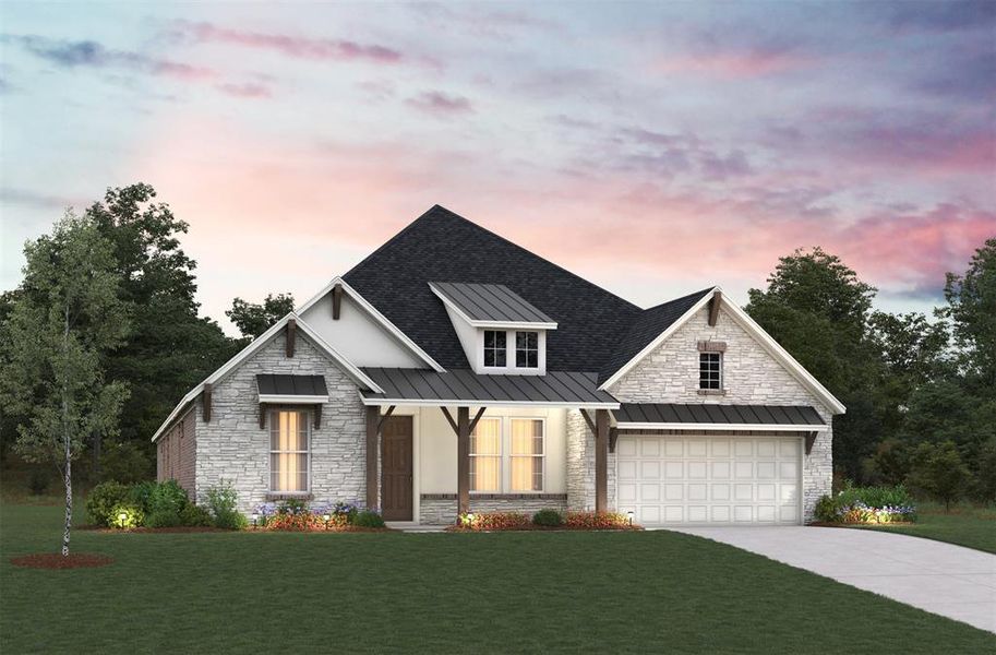 New construction Single-Family house 15527 Aqua Lily Lane, Conroe, TX 77302 Kerrville- photo